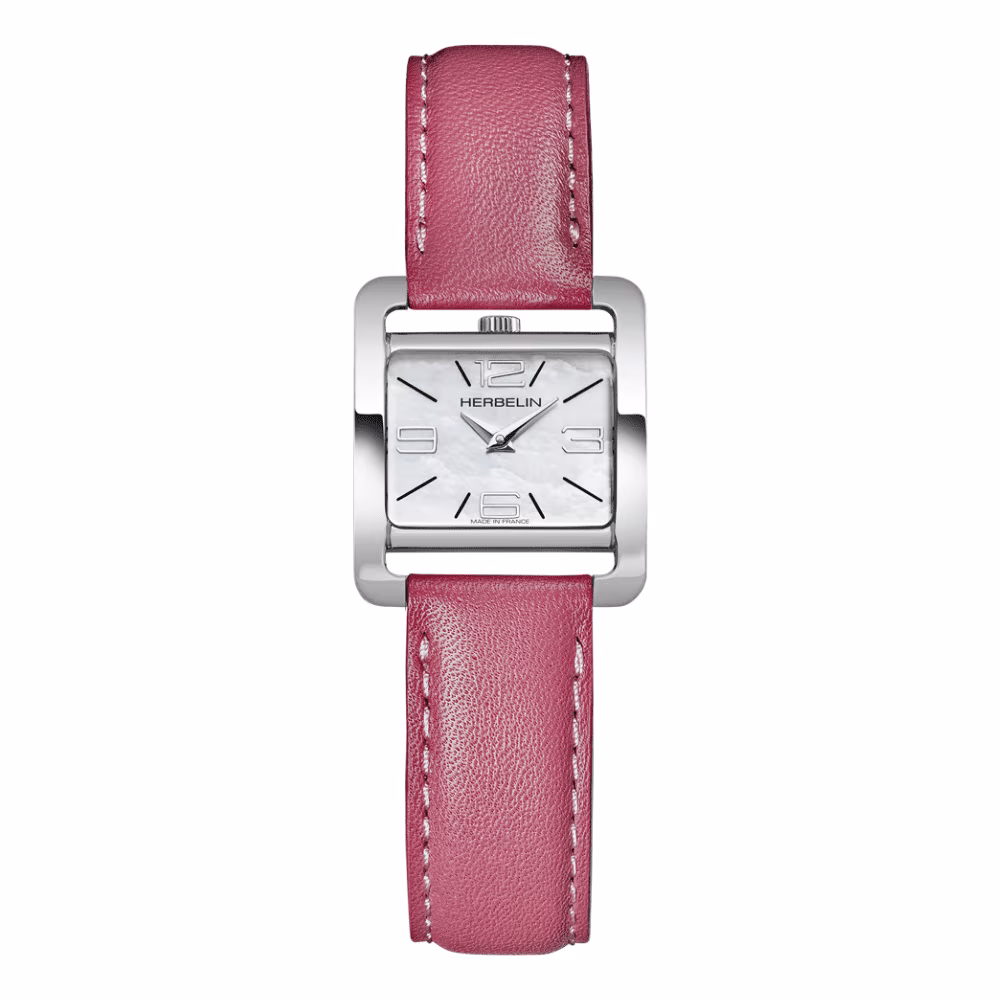 Montre Herbelin V Avenue Quartz Cuir Rose