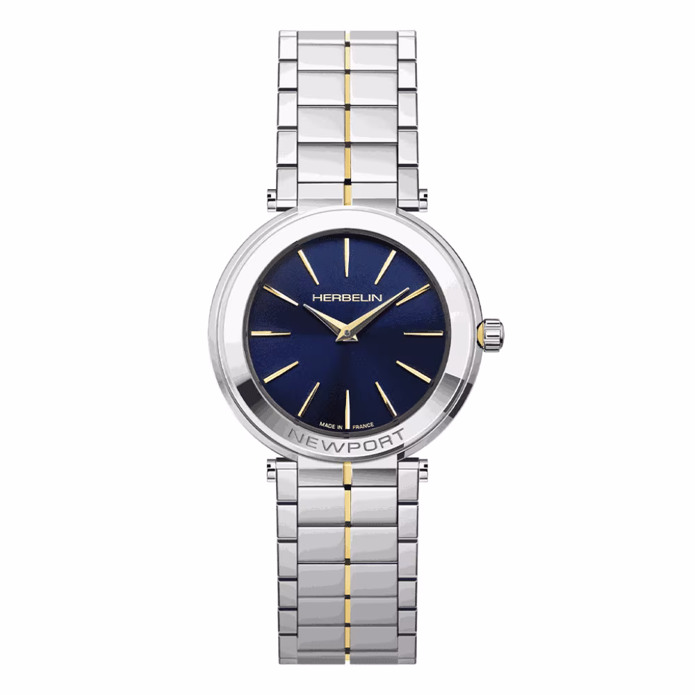 Montre Herbelin Newport Slim Cadran Bleu
