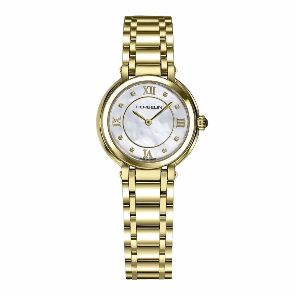 Montre Herbelin Galet Dorée Cadran Nacre 17430BP59 – Image 2