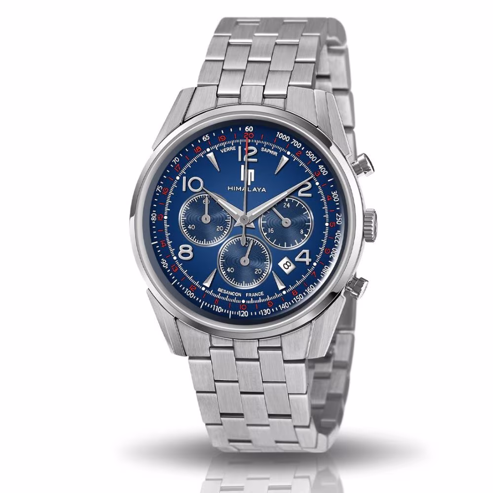 Montre Lip Himalaya Chrono Bleu 671710