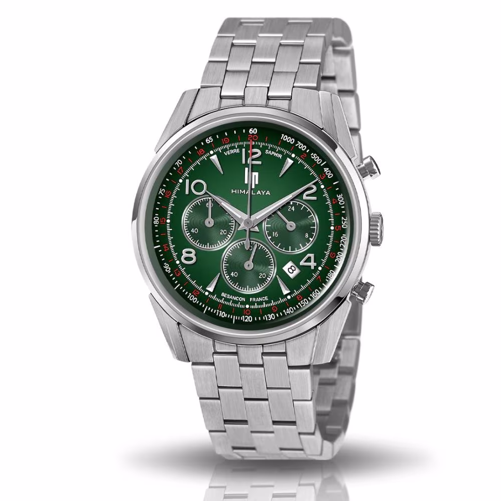 Montre Lip Himalaya Chrono Vert 671711