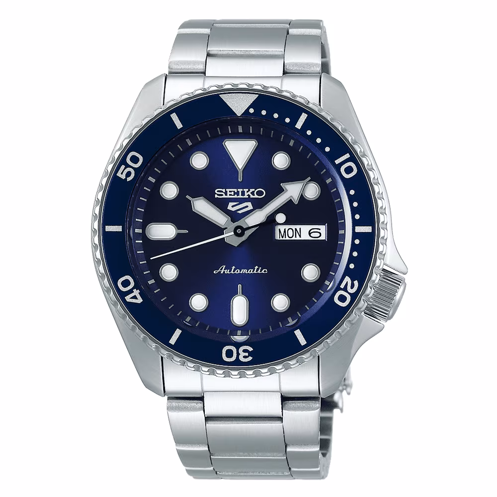 Montre Seiko 5 Sports SKX, cadran bleu, acier, 42mm