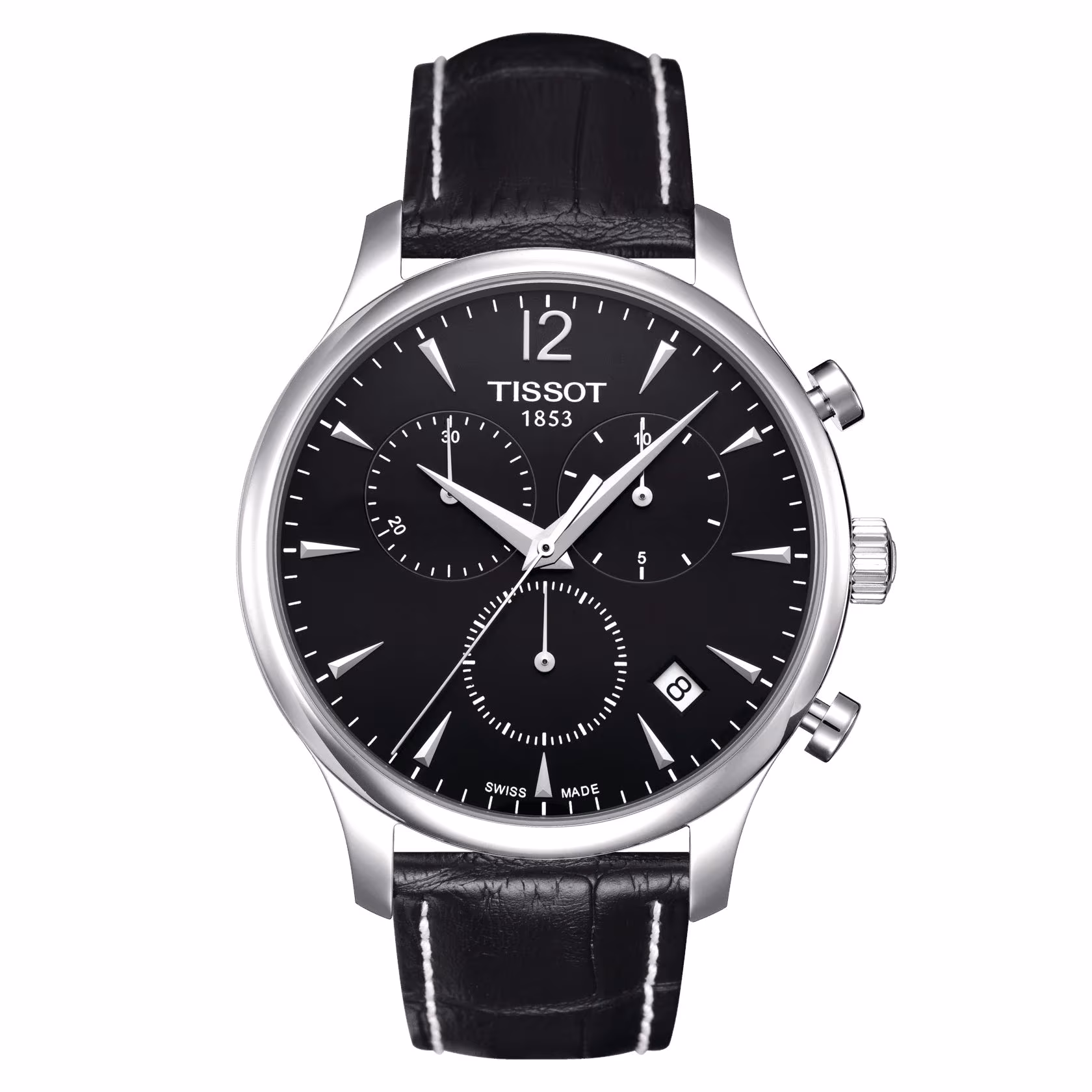 Montre homme Tissot Tradition chronographe noire