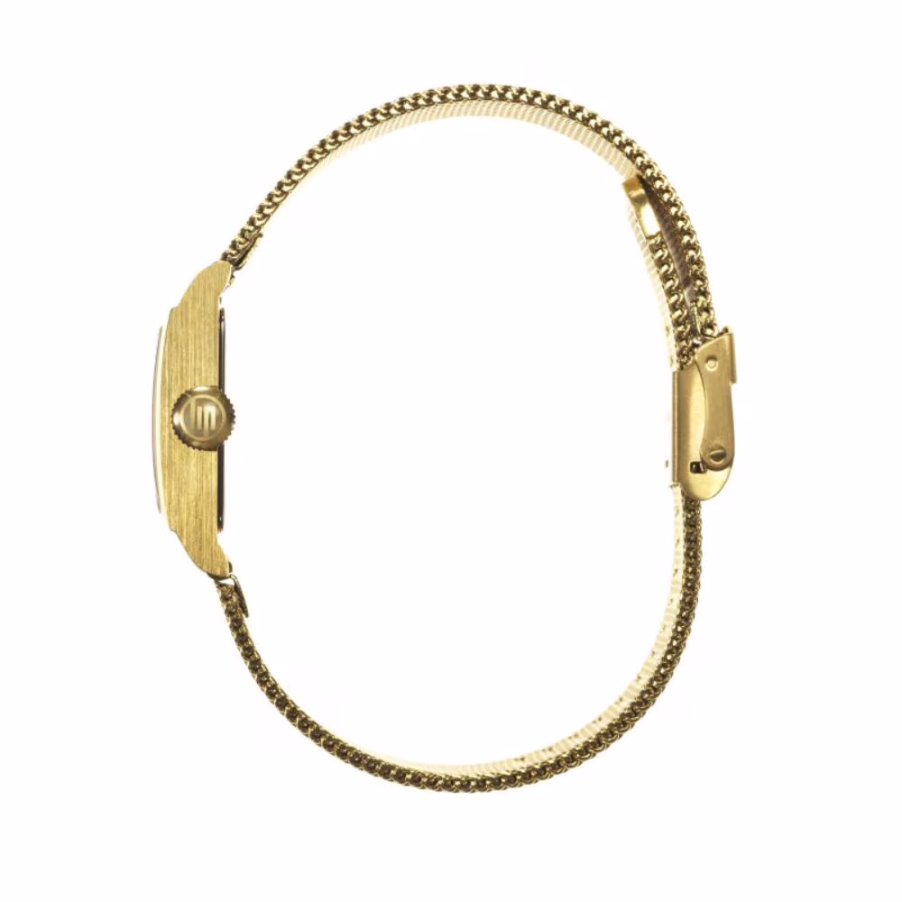 Montre Lip Churchill C18, acier doré et chiffres romains noirs – Image 4