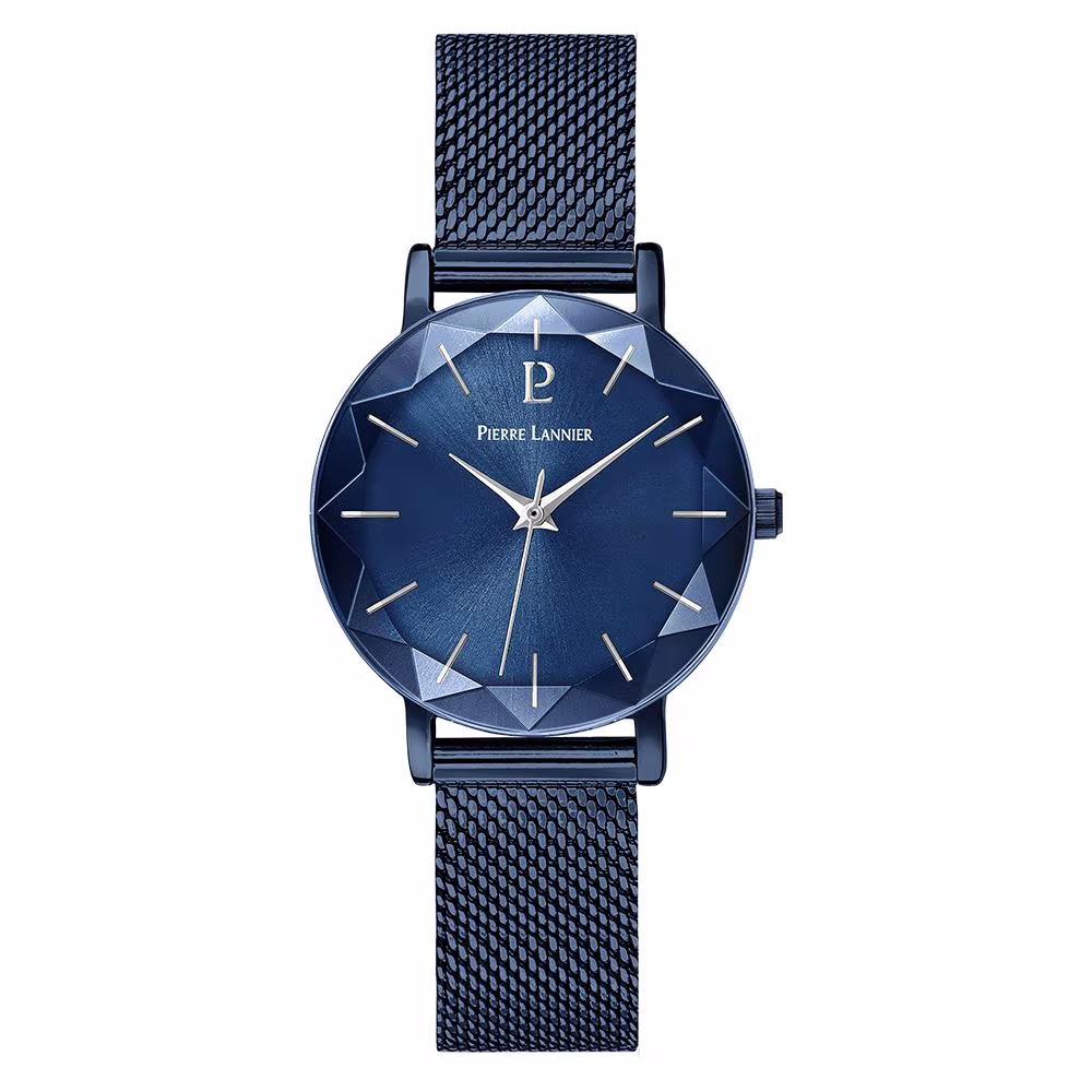 Montre femme Pierre Lannier Multiples, en acier bleu
