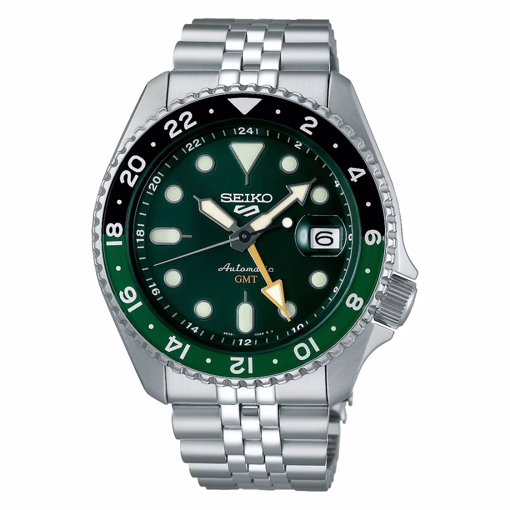 Montre Seiko 5 SKX GMT Verte SSK035K1