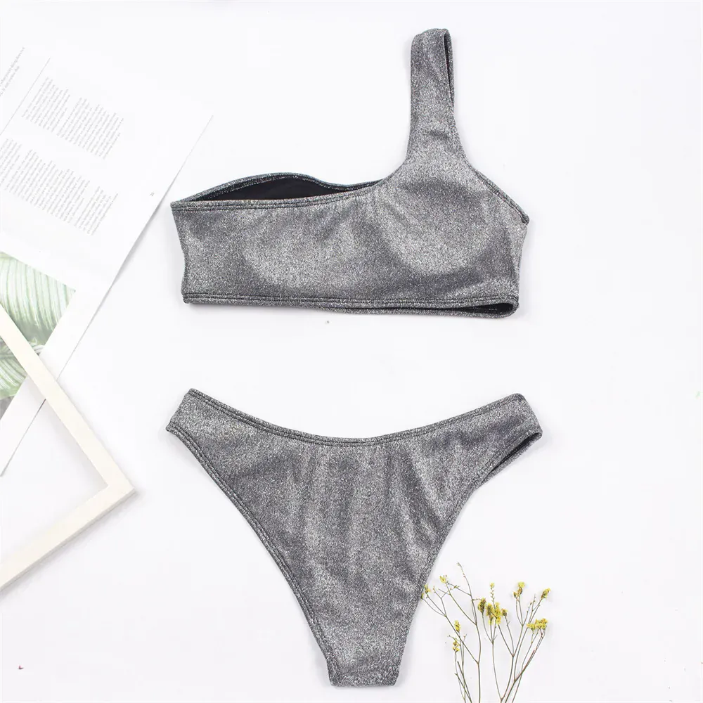 Maillot de Bain Pailleté Femme – Bikini Glitter 2 Pièces Style Sexy – Image 4