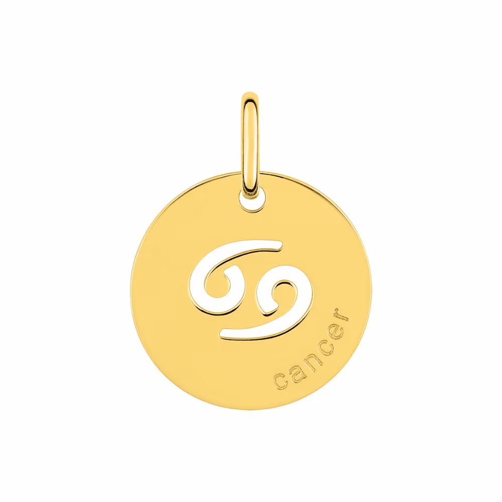 Pendentif Zodiaque Rond Or Jaune – Image 5