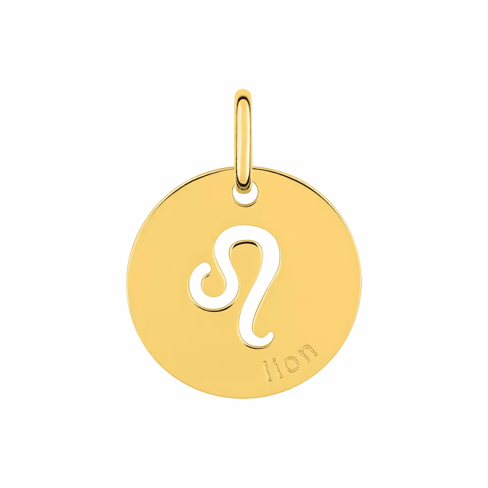 Pendentif Zodiaque Rond Or Jaune – Image 6
