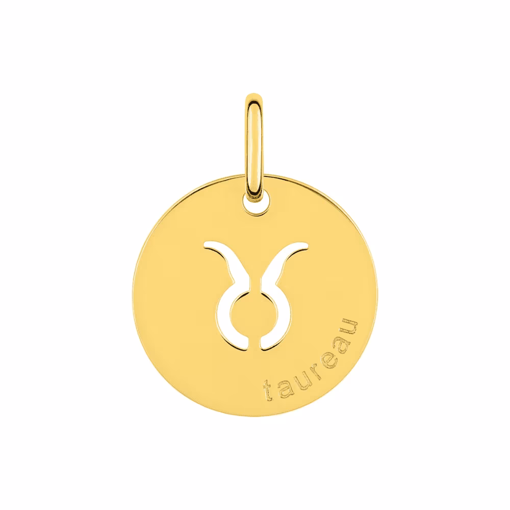 Pendentif Zodiaque Rond Or Jaune – Image 3