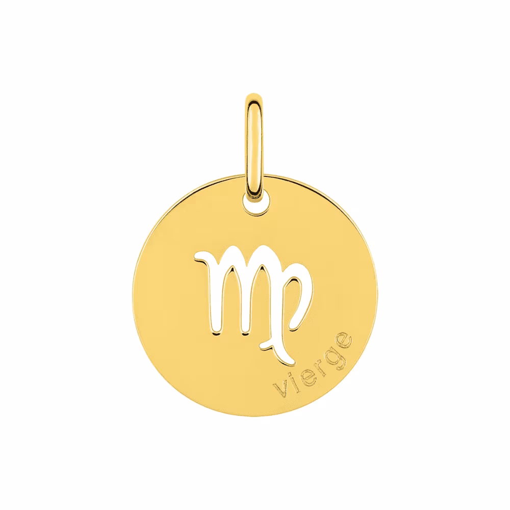 Pendentif Zodiaque Rond Or Jaune – Image 7