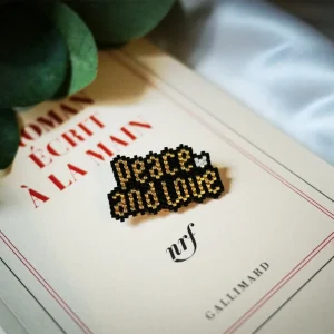 Broche Peace & Love