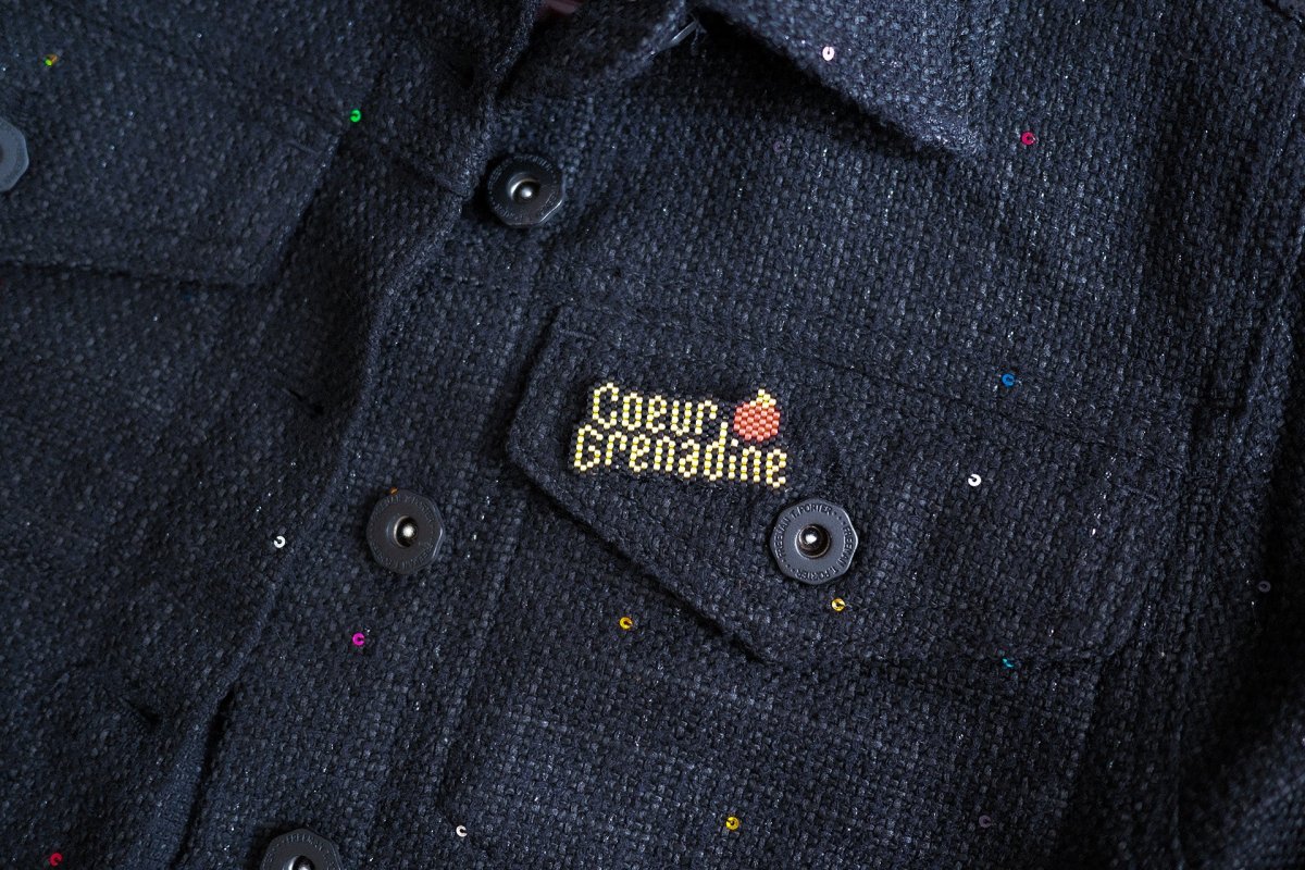 Broche Cœur Grenadine – Image 9