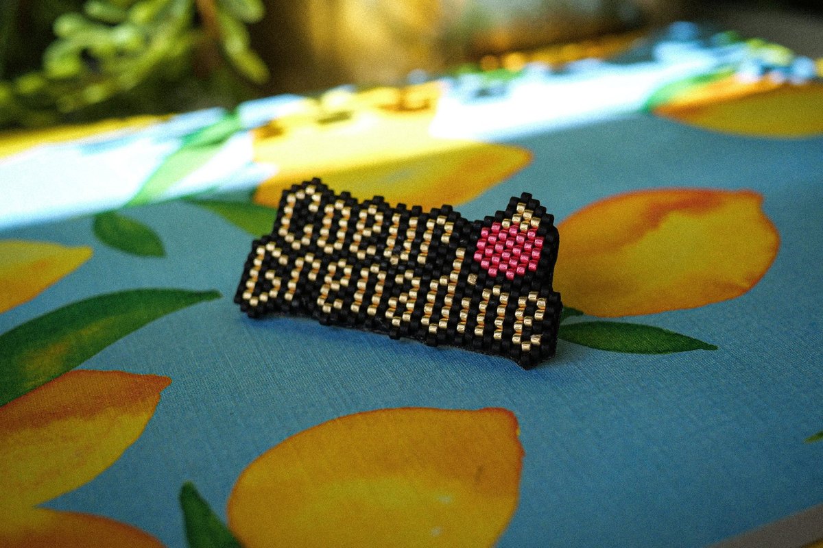 Broche Cœur Grenadine – Image 7