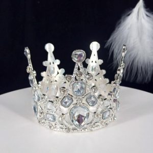 Petite couronne imitation argent