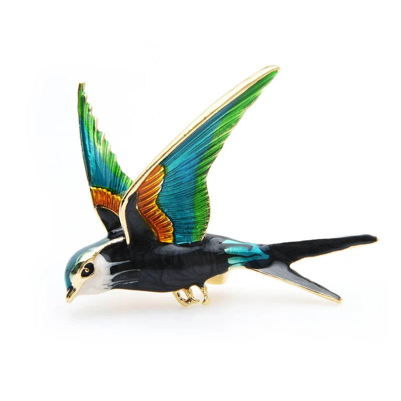 Broche Oiseau Printemps Volant – Image 5