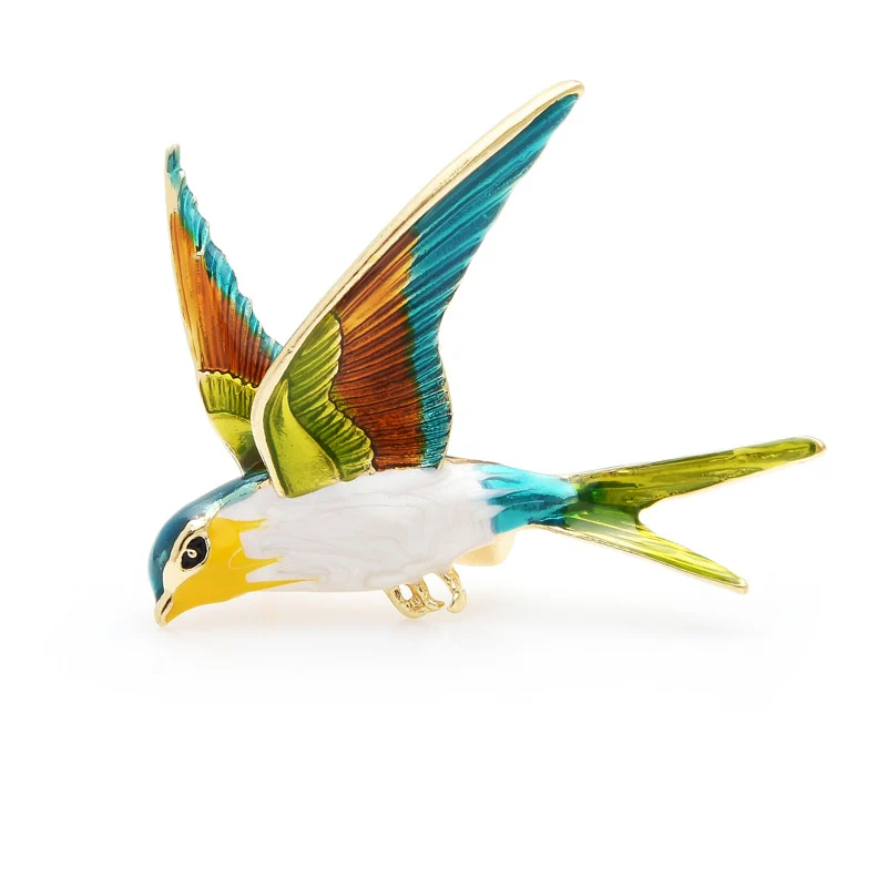 Broche Oiseau Printemps Volant – Image 4