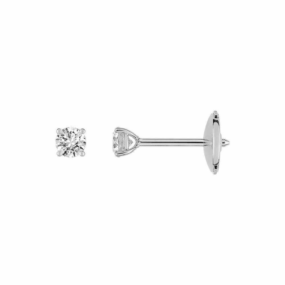 Puces diamants 0.30ct GSI, Julia