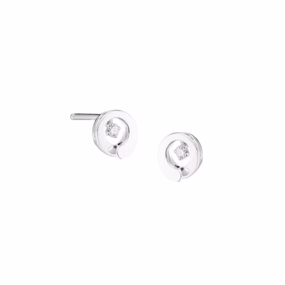 Puces d&rsquo;oreilles Garel Envol Dancing Stone 0.06ct