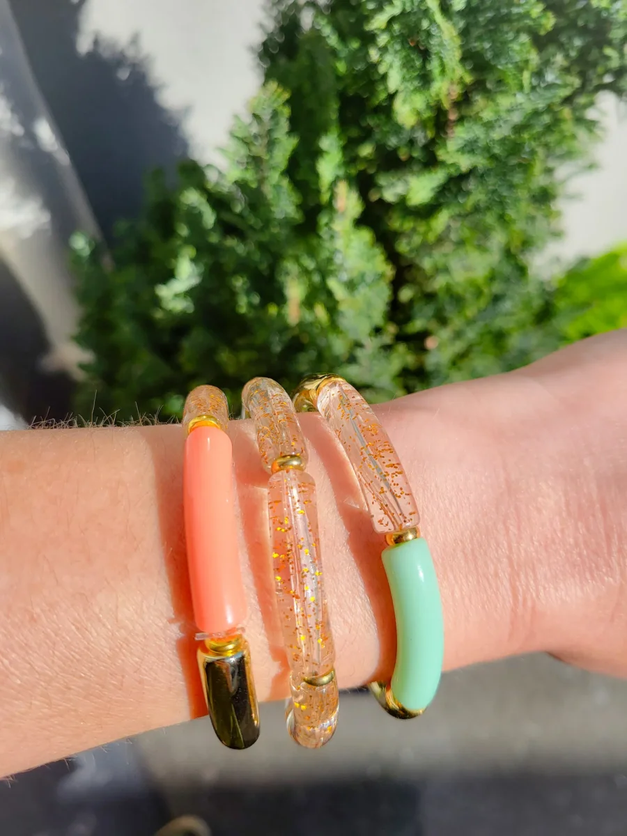 Bracelet perles cadeau maîtresse fin d’année – 3 modèles & boîte personnalisée – Image 5