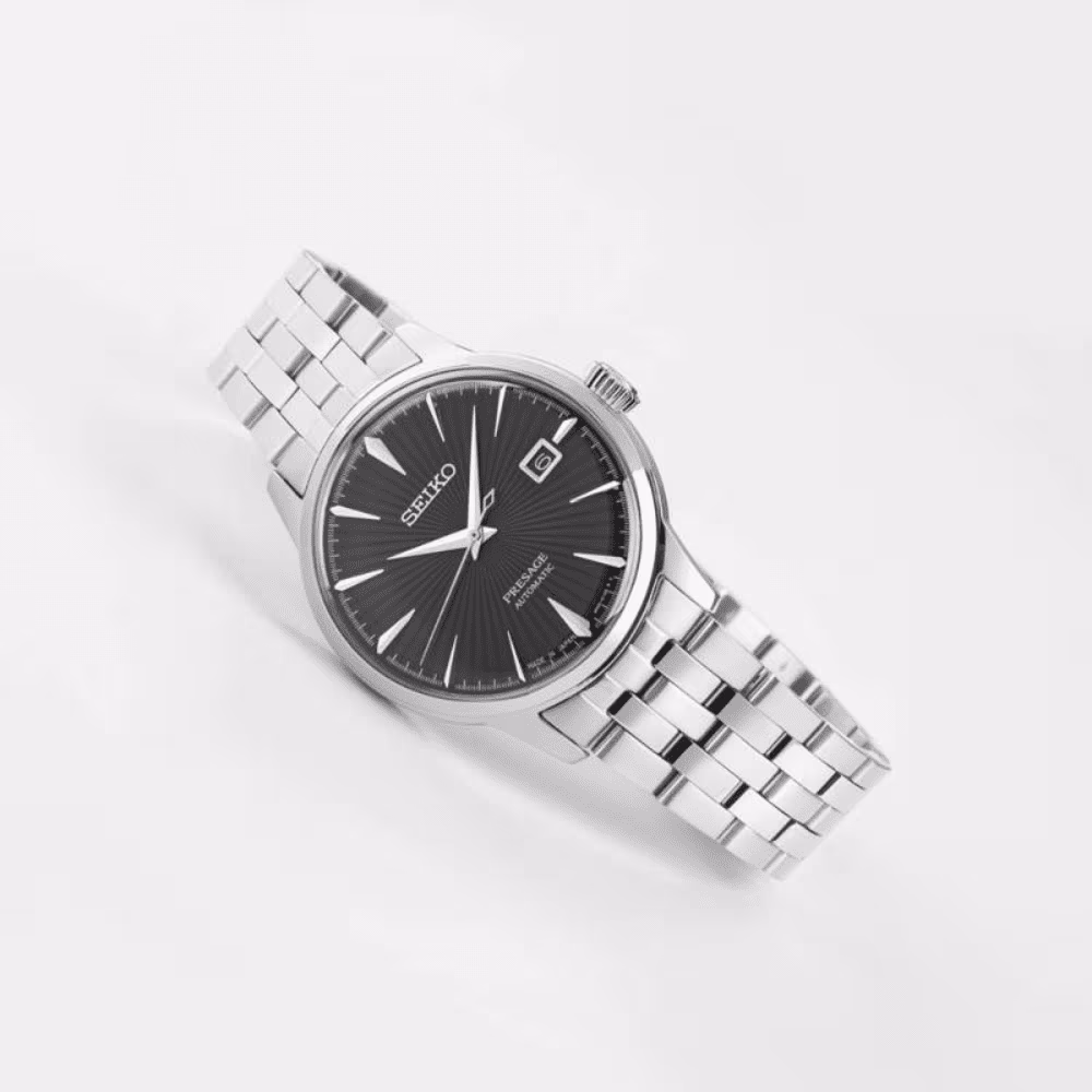 Montre Seiko Presage Cocktail cadran noir pour homme – Image 3