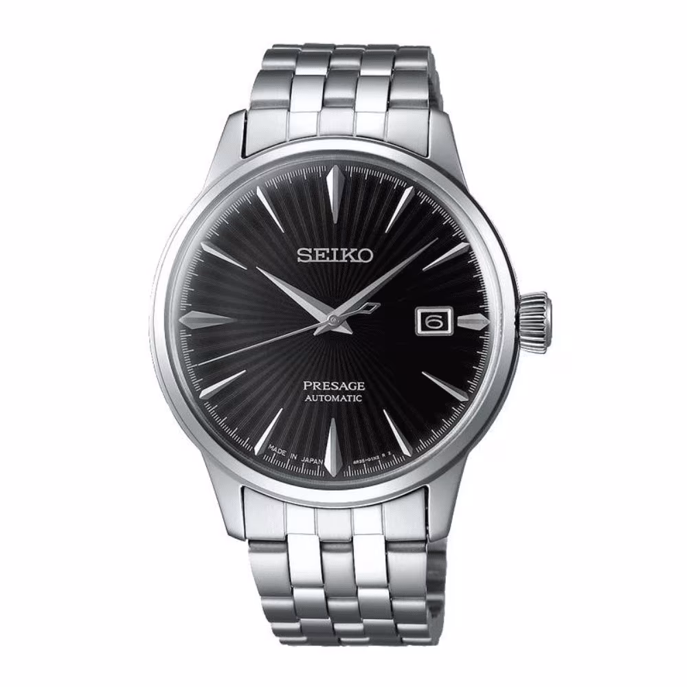 Montre Seiko Presage Cocktail cadran noir pour homme – Image 2