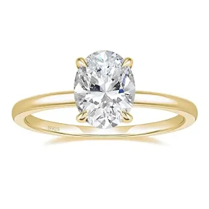 Solitaire Bague de Fiancaille